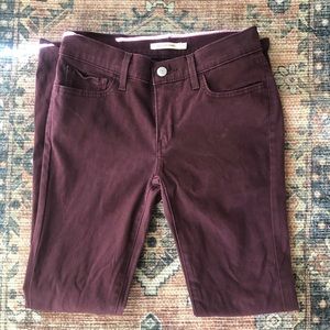 Dark Purple Levi’s Skinny 👖 Jeans